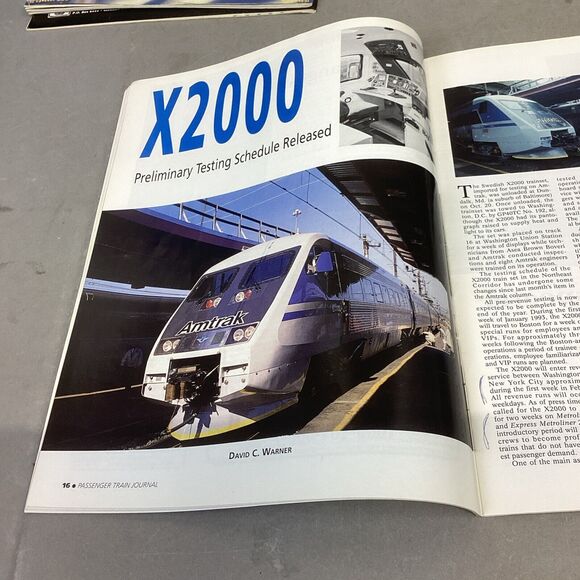 Lot Of 9 -Passenger Train Journal, Trains, Railpace & Model Railroader Magazines - Picture 7 of 16